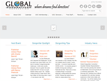 Tablet Screenshot of globalsongwriters.com